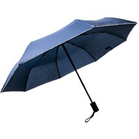 Зонт LONDON складной, автомат; темно-синий; D=100 см; нейлон