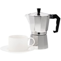 Набор для кофе КЛИО: кофеварка, 240 мл., чайная пара из фарфора, 250 мл.