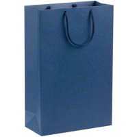 Пакет бумажный Porta, средний, синий