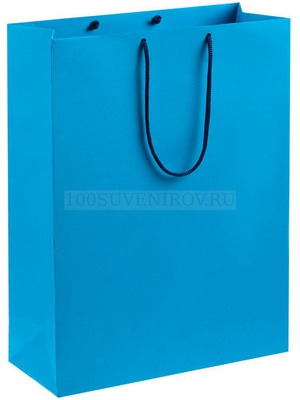 Фото Пакет бумажный Porta XL, голубой «Сделано в России»