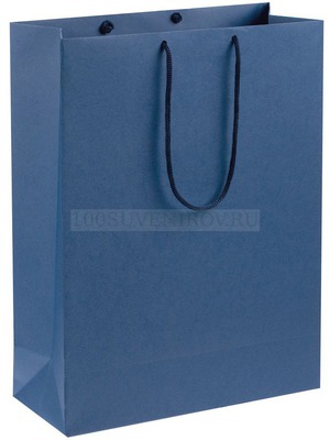 Фото Пакет бумажный Porta XL, синий «Сделано в России»