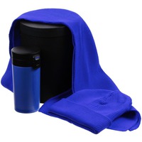 Подарочный набор SEASON для зимних прогулок: шапка, шарф, термокружка.