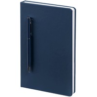 Ежедневник Magnet Shall, недатированный, синий, с белой бумагой