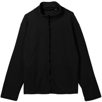 Фотография Куртка флисовая унисекс Manakin, черная XS/S