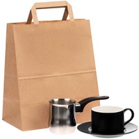Подарочный набор для кофе KAFFI: турка, чайная пара, 250 мл. 