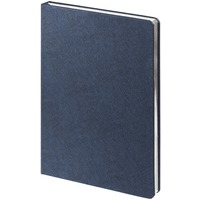 Ежедневник Saffian, недатированный, синий, с белой бумагой