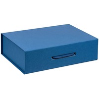 Картинка Коробка Case, подарочная, синяя от известного бренда Сделано в России