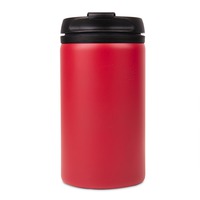Термокружка CAN, 300мл. красный, нержавеющая сталь, пластик