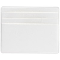 Практичный белый чехол DEVON из искусственной кожи на 6 карточек с отделением для сложенных купюр, размер 10х8 см. Предусмотрено нанесение логотипа компании методом бесцветного тиснения. 