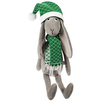 Игрушка Smart Bunny заяц в шарфе, зеленый