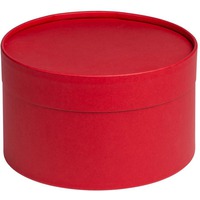 Круглая коробка Compact, красная