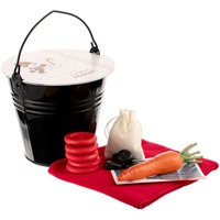 Набор для лепки снеговика ВСЕ ПО-ВЗРОСЛОМУ: ведерко, морковка, пуговки, камешки, шарфик.