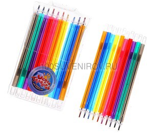 Фото Восковые карандаши-сувенир 54102, набор из 10 цветов, высота 1 шт 17 см, диаметр 0,2 см