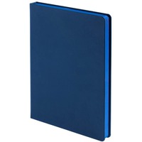 Фото Ежедневник Shall, недатированный, синий, с белой бумагой