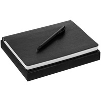 Корпоративный набор LAFITE с ежедневником (недатированный, мягкая обложка) и ручкой в подарочной коробке под нанесение логотипа 