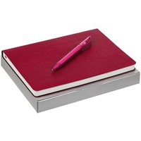 Корпоративный набор LAFITE с ежедневником (недатированный, мягкая обложка) и ручкой в подарочной коробке под нанесение логотипа 