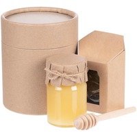 Медовый набор HONEY FIELDS 2.0 в тубусе: черный чай, ложка для меда, горный мед