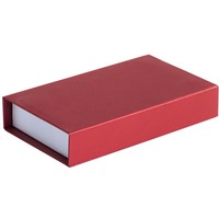 Коробка «Блеск» для ручки и флешки, красная