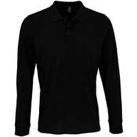 Рубашка поло с длинным рукавом Prime LSL, черная XL