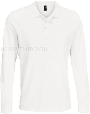 Фото Рубашка поло с длинным рукавом Prime LSL, белая S «Sols»