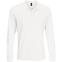 Рубашка поло с длинным рукавом Prime LSL, белая 3XL
