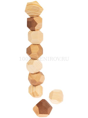 Фото Игра «Гора камней», сосна и береза, 9 элементов «Сделано в России»