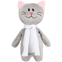 Мягкая игрушка Beastie Toys, котик с белым шарфом и сувениры