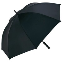 Большой фирменный зонт-трость SHELTER с системой защиты от ветра, d130 х 105 см, в сложенном виде 4,8 х 4,8 х 105 см. Места для нанесения логотипа - клинья, хлястик. 