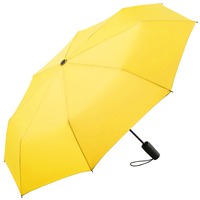 Фирменный складной зонт POCKY под сублимацию с системой защиты от ветра, автомат, d97 х 57 см, в сложенном виде d5,7 х 30 см. , желтый