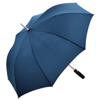 Фирменный зонт-трость ALU с деталями из прочного алюминия с системой защиты от ветра, d105 х 82 см, в сложенном виде d5 х 82 см , нейви