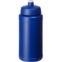 Спортивная пластиковая бутылка с выдвижным носиком под нанесение логотипа, 500 мл., d7,2 х 18,3 см, герметичная, синий