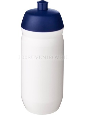 Фото Бутылка спортивная, пластиковая, носик-соска, 500 мл., d7,35 х 18,3 см «HydroFlex™» (белый)