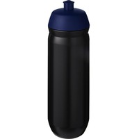 Фирменная спортивная сжимаемая бутылка с носиком-соской под нанесение логотипа, 750 мл., d7,35 х 23 см, черный