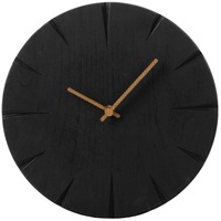Деревянные часы HELGA из березы под гравировку логотипа, d28 х 4 см. Российское производство