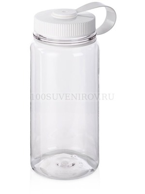 Фото Бутылка для воды JAGGY, тритан, под нанесение логотипа, 650 мл, d7,4 x 19 x 9,9 см (белый)