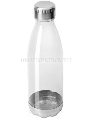 Фото Бутылка для воды COGY, тритан, сталь, под нанесение логотипа, 700 мл, d7,3 х 26 см (серебристый)