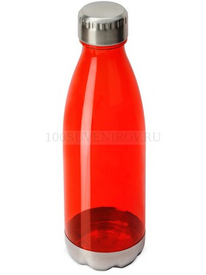 Фото Бутылка для воды COGY, тритан, сталь, под нанесение логотипа, 700 мл, d7,3 х 26 см (красный)