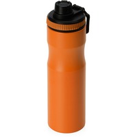 Фирменная бутылка для воды из пищевой стали SUPPLY под гравировку логотипа, 850 мл, d7 х 7,7 х 26,3 см, оранжевый