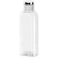 Прямоугольная герметичная бутылка для воды FLIP SIDE, тритан, 700 мл., 8,25 х 5,7 х 24 см. Предусмотрено нанесение логотипа. , прозрачный