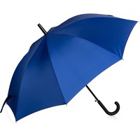 Зонт-трость REVIVER с куполом из переработанного пластика и ручкой софт-тач, полуавтомат, d104 х 84 см, в сложенном виде d4,2 х 11 х 84 см