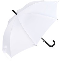 Зонт-трость REVIVER с куполом из переработанного пластика и ручкой софт-тач, полуавтомат, d104 х 84 см, в сложенном виде d4,2 х 11 х 84 см 