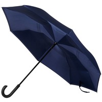 Зонт-трость наоборот INVERSA с ручкой софт-тач, d112 x 82 см, в сложенном виде 83 х 10,8 х 6 см