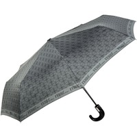Фирменный складной зонт автоматический с брендовым принтом FERRE, d97 х 59 см, в сложенном виде d4,7 х 9,5 х 31 см