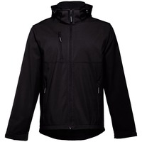 Фотка Куртка софтшелл мужская Zagreb, черная L, дорогой бренд TH Clothes