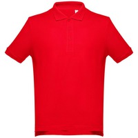 Изображение Рубашка поло мужская Adam, красная S компании TH Clothes