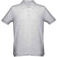 Картинка Рубашка поло мужская Adam, серый меланж S компании TH Clothes