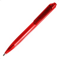 Фотка Ручка шариковая N16, красный, RPET пластик, цвет чернил синий