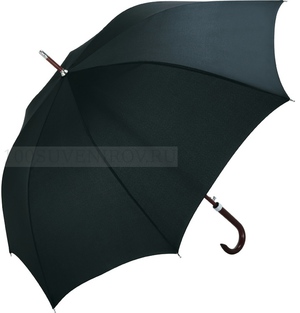 Фото Фирменный зонт-трость DANDY с деревянной ручкой и большим куполом, d120 х 100 см «FARE» (черный)