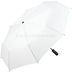 Фото Фирменный складной зонт-автомат PROFILE, d97 х 31 см «FARE» (белый)