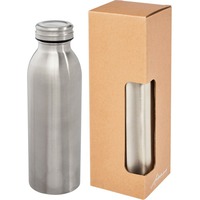 Фирменная бутылка RITI из нержавеющей стали в подарочной коробке, 500 мл, 6,8 x 6,8 x 21,25 см